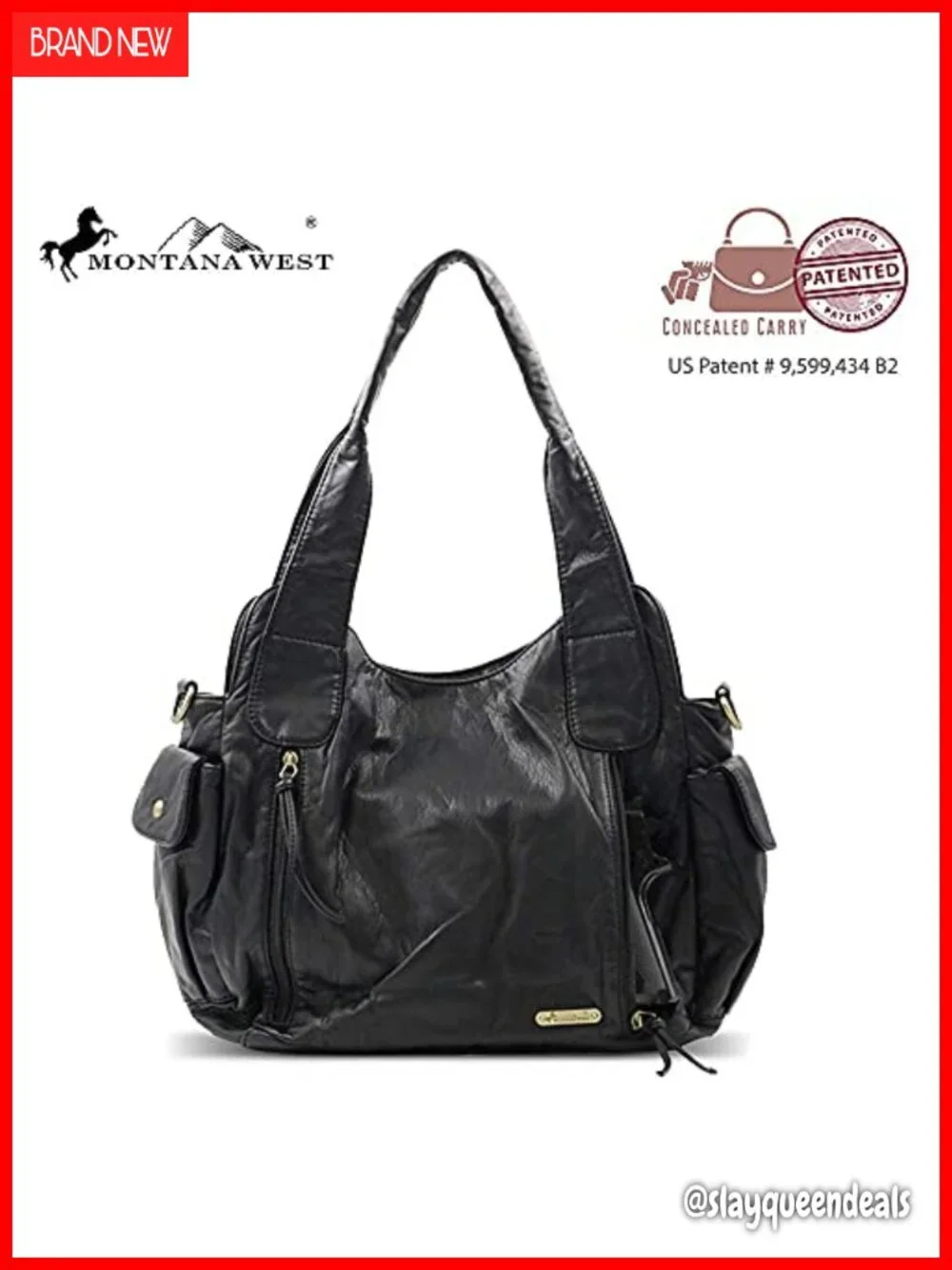 Women's Hobo Handbag with Crossbody Strap Soft Durable